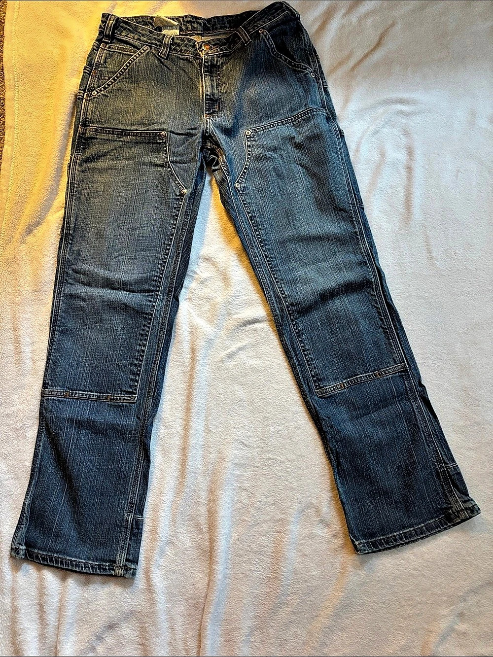 2007 Carhartt Double Knee Denim Women's Dungarees